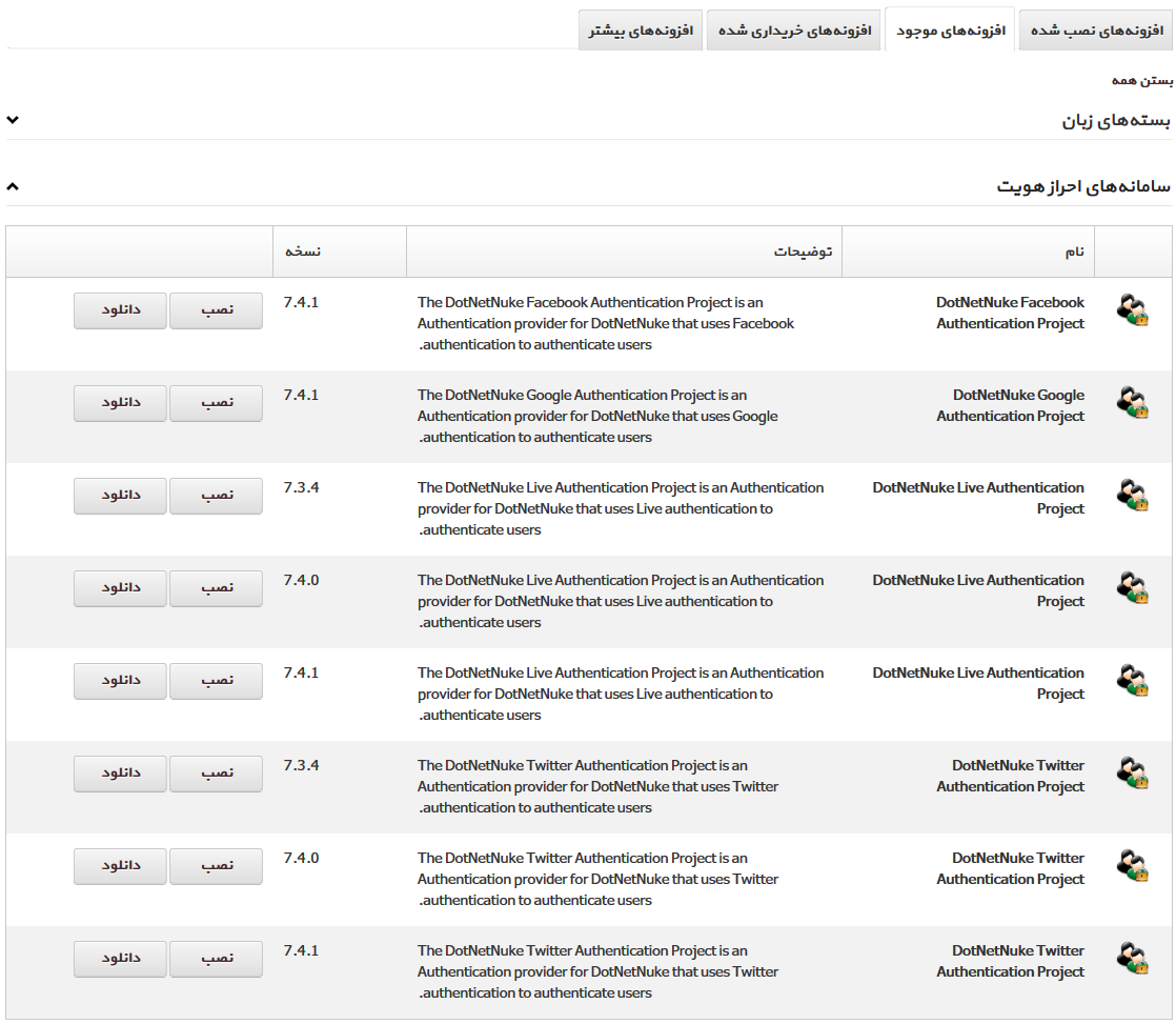 سیستم اهراز هویت دات نت نیوک سیستم اهراز هویت دات نت نیوک